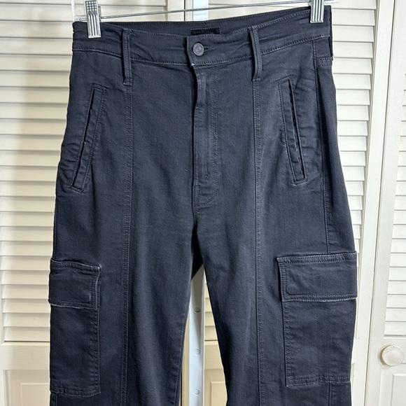 MOTHER The Rambler High Rise Cargo Ankle Jeans in Not Guilty Size 26 - Picture 6 of 16